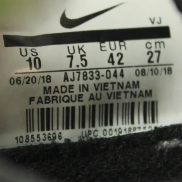 Nike Free Slip-On Women's 10 Black/Blue Swoosh Athletic Shoes