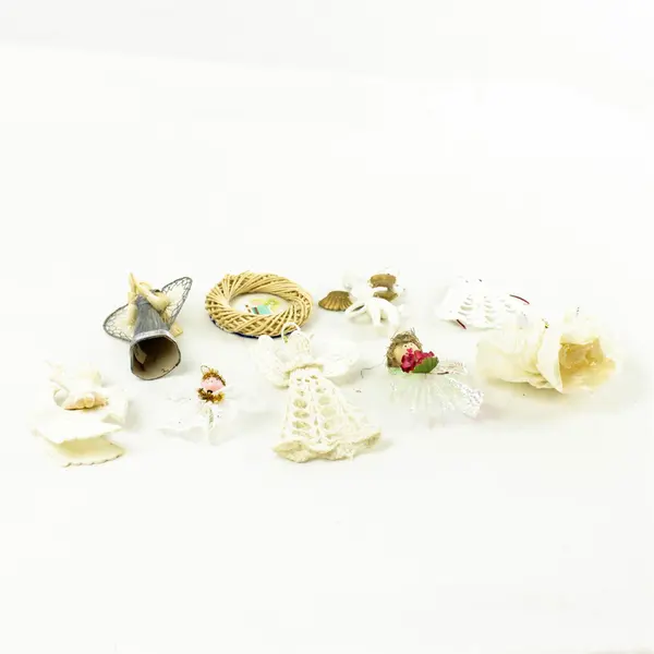 Lot of Assorted Angel Christmas Ornaments Collectible Holiday Decor