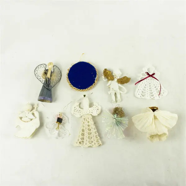 Lot of Assorted Angel Christmas Ornaments Collectible Holiday Decor