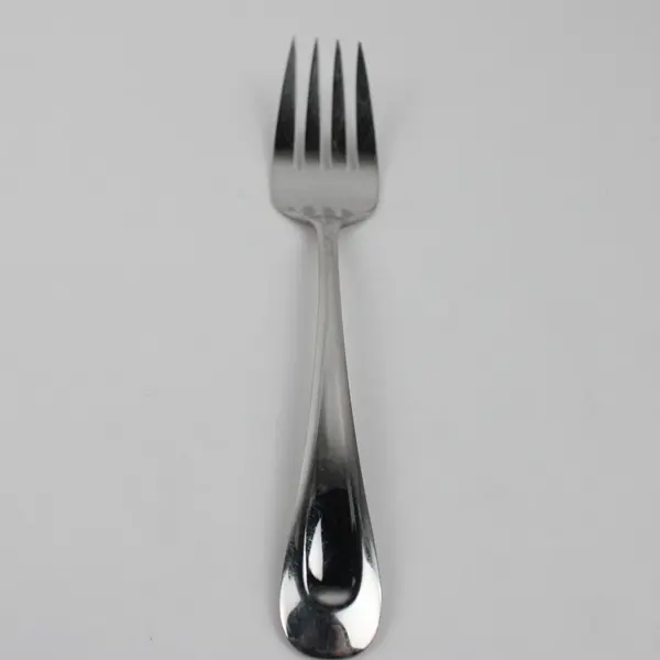 Oneida Silver Sand Dune (Glossy) Stainless Cold Meat Serving Fork 8.5" Rare