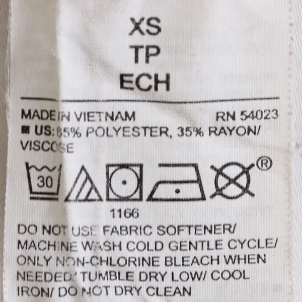 Old Navy Active Women's XS Multicolor Tie Dye Open Back Short Sleeve Shirt