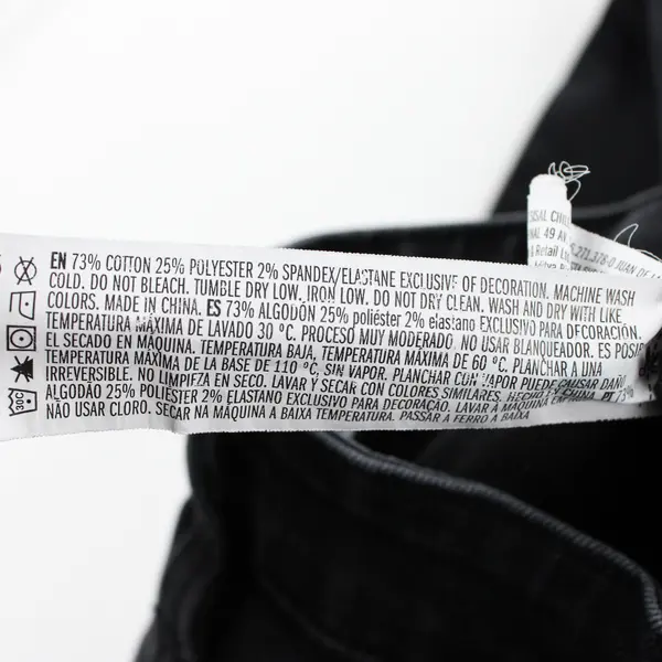 Forever 21 Women's S Black Distressed Lace Cuff  Skinny Jeans