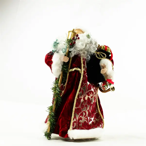 Vintage Santa Claus Tree Topper 15.25" Holiday Collectible