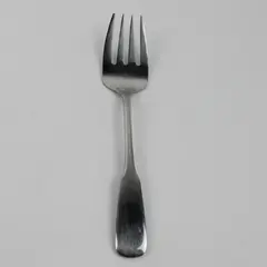Ski & Sea Pattern 18/8 SS Unknown Manufacturer Salad Serving Fork 8.5" Rare HTF