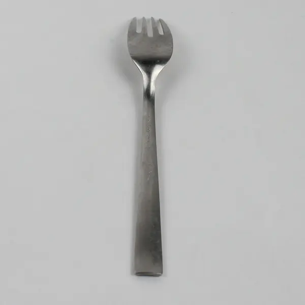 Noritake Silver La Palme Pattern 18/8 SS Med Cold Meat Serving Fork 8.5" HTF