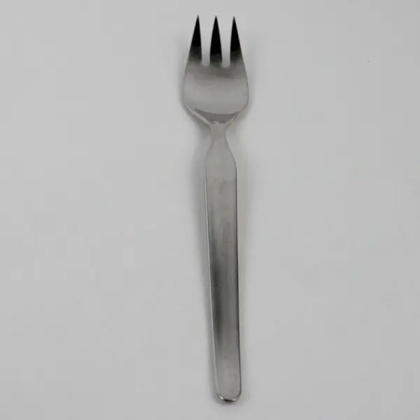 Coreling Bridal Dream Pattern Stainless Med Cold Meat Serving Fork 8.5" Rare