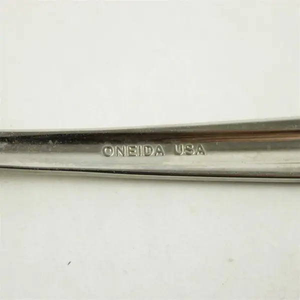 Oneida Centigrade Stainless Meat Fork & 2 Oval Place Spoons