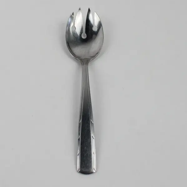 Imperial Intl Lady Duff Pattern Stainless Salad Serving Fork 8.25" Rare HTF