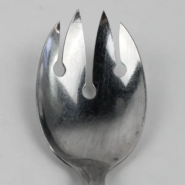 Imperial Intl Lady Duff Pattern Stainless Salad Serving Fork 8.25" Rare HTF