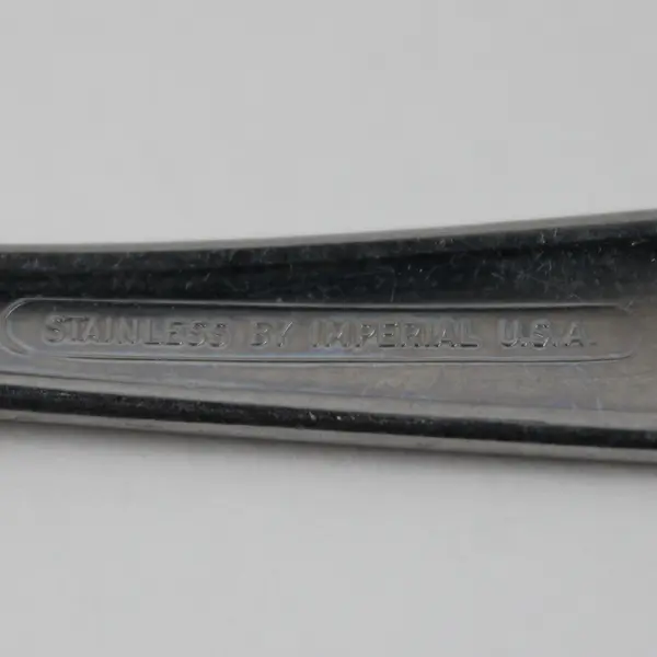 Imperial Intl Lady Duff Pattern Stainless Salad Serving Fork 8.25" Rare HTF