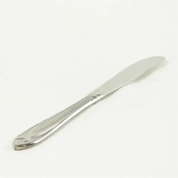 Lot of 4 Hampton Silversmiths Lace Frosted Stainless Modern Knives