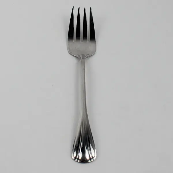 Oneida Silver Grand Manor Pattern Stainless Cold Meat Serving Fork 8.5" Rare HTF