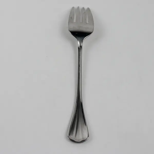 Oneida Silver Grand Manor Pattern Stainless Cold Meat Serving Fork 8.5" Rare HTF