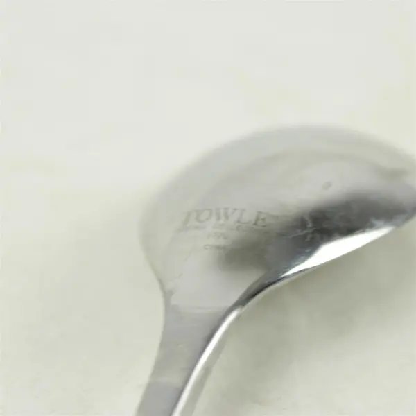 Lot of 5 Towle Wave Stainless Oval Soup Spoons 7.5" - Flatware