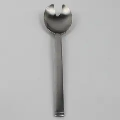 Auerhahn Unknown Pattern 18/10 Stainless Solid Salad Serving Spoon 8" Rare HTF 