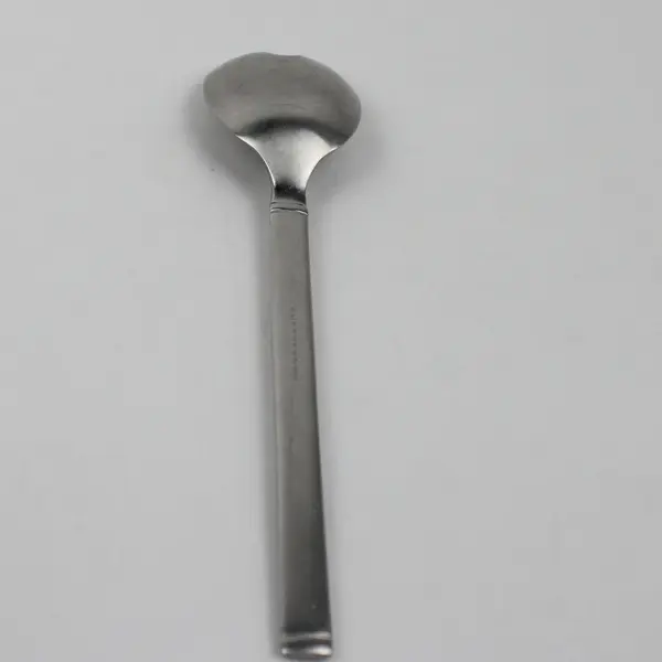 Auerhahn Unknown Pattern 18/10 Stainless Solid Salad Serving Spoon 8" Rare HTF 