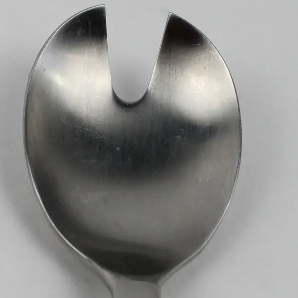 Auerhahn Unknown Pattern 18/10 Stainless Solid Salad Serving Spoon 8" Rare HTF 