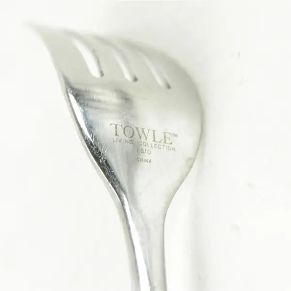 Lot of 6 Towle Wave Stainless Dinner Forks 8.25in