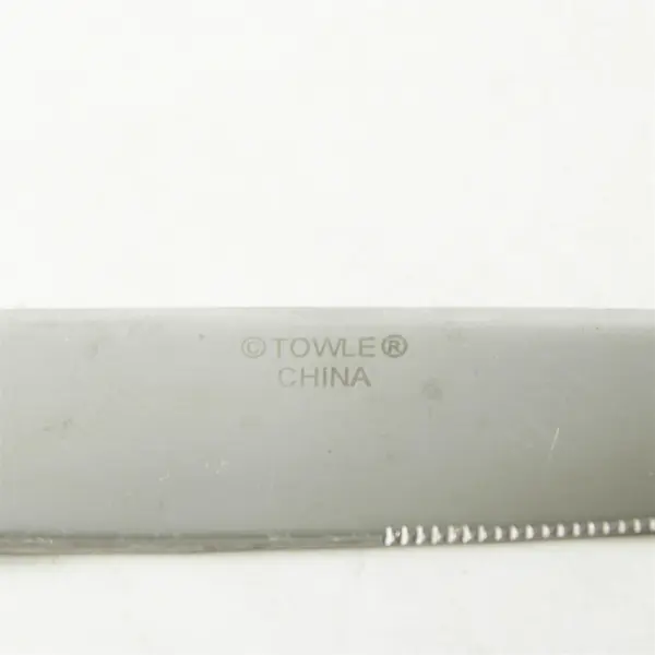 Lot of 5 Towle Wave Stainless French Solid Knives 9.5"