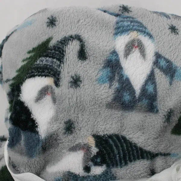 Holiday Home Microplush Throw Christmas  Blanket Gift  50x60, New #RN29360