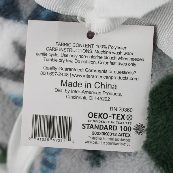 Holiday Home Microplush Throw Christmas  Blanket Gift  50x60, New #RN29360