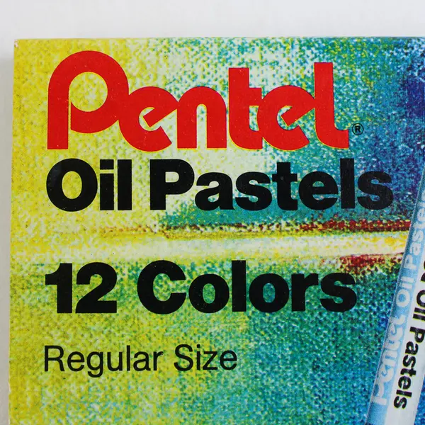 New Pentel Oil Pastels 12 Colors Regular Size PHN-12 New in Box