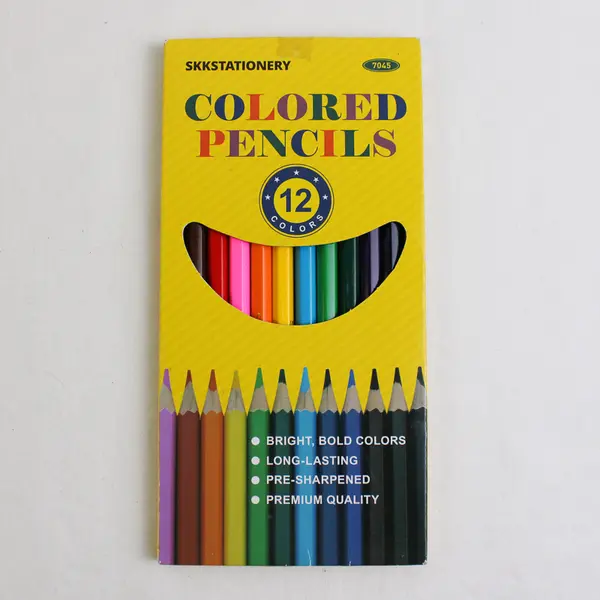 Lot of 2 Packs (12 in Each) of Colored Pencils, SKK Stationery and Rarlan, New
