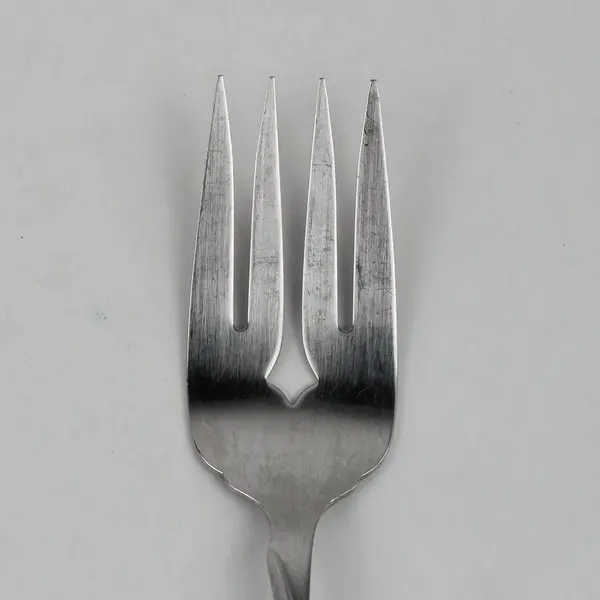 Oneida Silver Flight-Reliance Pattern SS Med Cold Meat Serving Fork 8.5" Rare