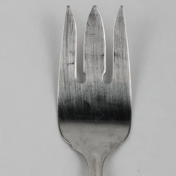Oneida Silver Gala-Impulse Pattern SS Med Cold Meat Serving Fork 8.5" Rare Piece
