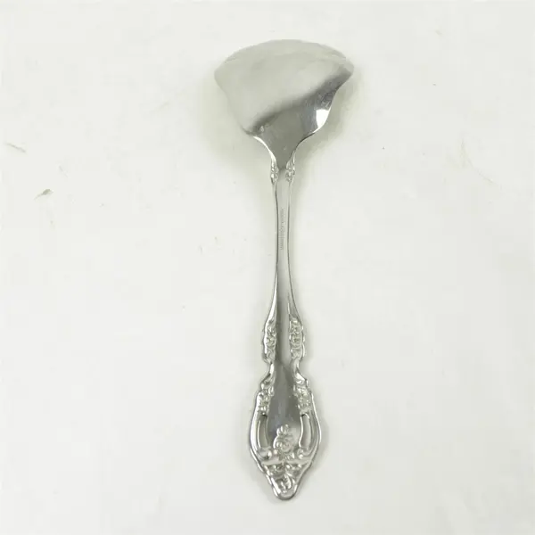 Lot of 4 Oneida Stainless Chandelier Shell Casserole Spoons