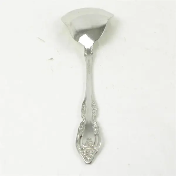 Lot of 3 Oneida Chandelier Stainless Solid Shell Casserole Spoons