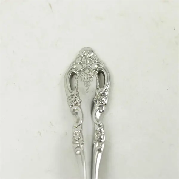 Lot of 3 Oneida Chandelier Stainless Solid Shell Casserole Spoons