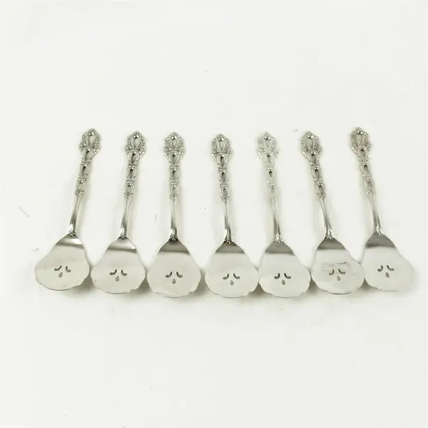 Lot of 7 Oneida Chandelier Stainless Jelly Bon Bon Servers