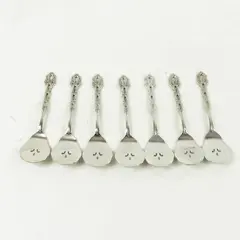 Lot of 7 Oneida Chandelier Stainless Jelly Bon Bon Servers