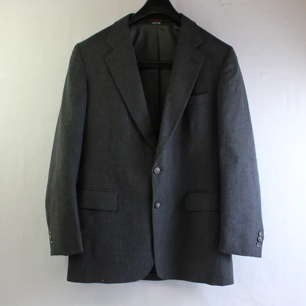 Nordstrom Man In Wool Men's 40R Gray Heather 100% Wool Suit Jacket