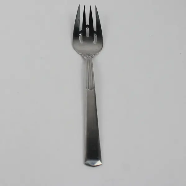 Lauffer 18/8 Stainless 9" Serving Fork Rare HTF Good