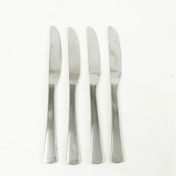 Lot of 4 Oneida Butler Toronto Stainless Modern Dinner Knives 9.25in