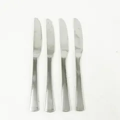 Lot of 4 Oneida Butler Toronto Stainless Modern Dinner Knives 9.25in