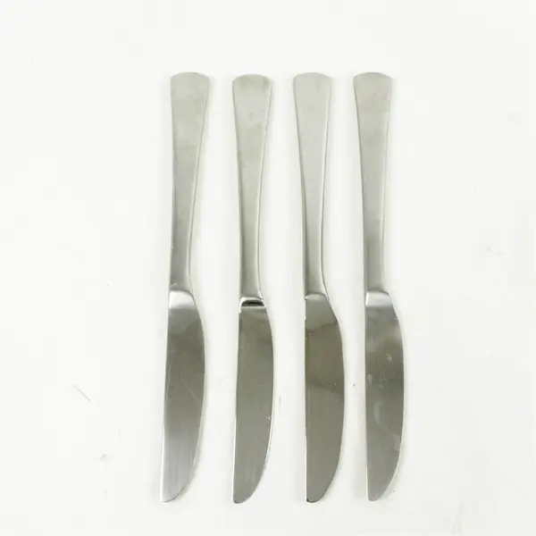 Lot of 4 Oneida Butler Toronto Stainless Modern Dinner Knives 9.25in