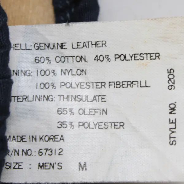 Unbranded Men's M Genuine Leather Shell Ski/Snow Gloves 