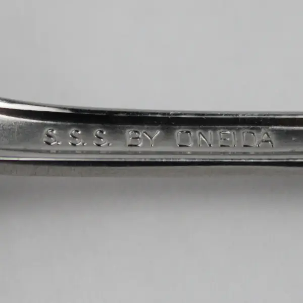 Lot of 3 Oneida Silver Maestro St Leger Pat SS Cold Meat Serving Forks 8.5" Rare