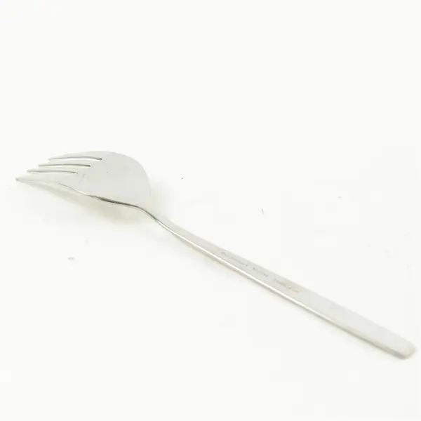 Lot of 4 Oneida Capastrano Stainless Medium Solid Cold Meat Serving Forks