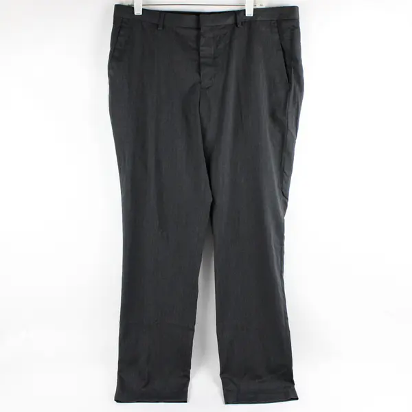 Calvin Klein Men's W36xL32 Gray Stretch Slim Fit Dress Pants