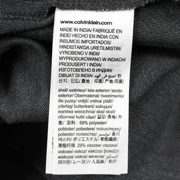 Calvin Klein Men's W36xL32 Gray Stretch Slim Fit Dress Pants