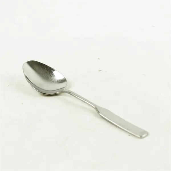 Lot of 7 Oneida Antares Glossy Stainless Oval Soup Spoons 6.75in