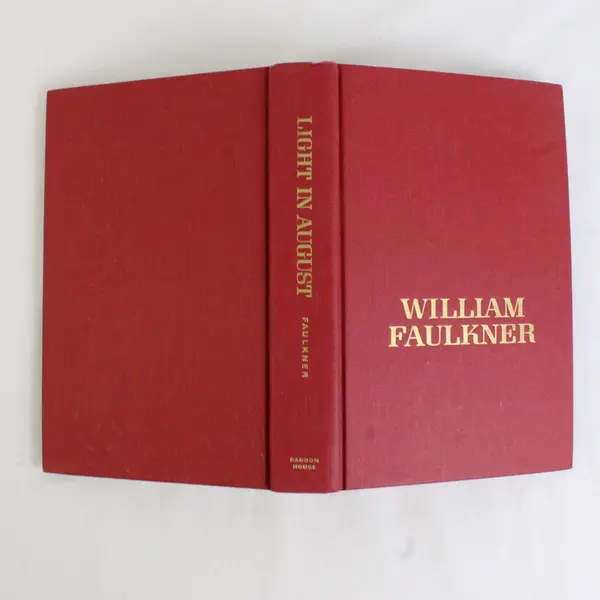 Vintage Light in August by William Faulkner 1959 Edition Hardcover Good