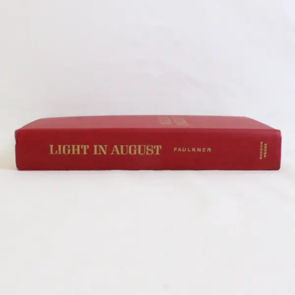 Vintage Light in August by William Faulkner 1959 Edition Hardcover Good