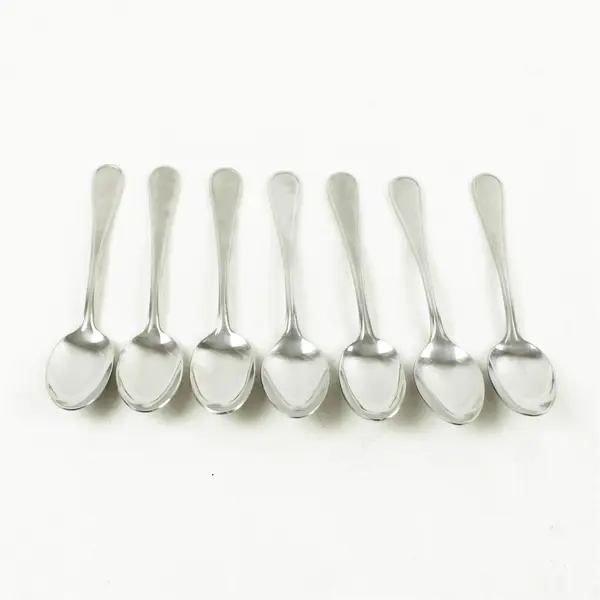 Lot of 7 Oneida Accord Stainless Oval Soup Spoons