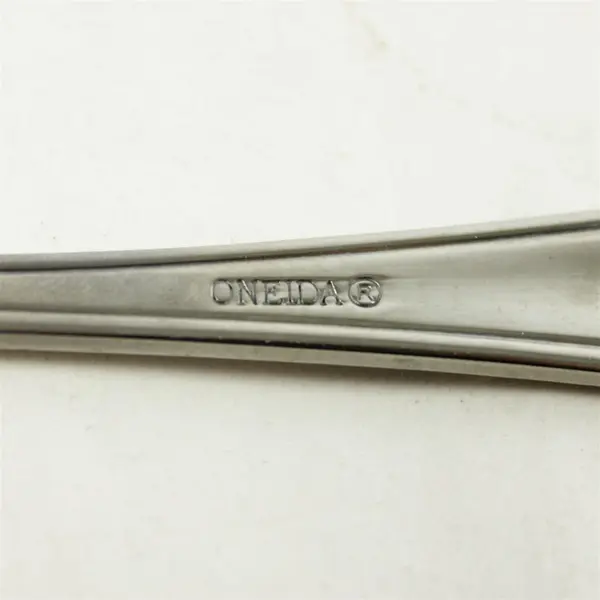 Lot of 5 Oneida Accord Stainless Steel Oval Soup Spoons