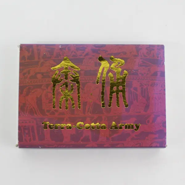 Vintage Chinese Xi'an Terra Cotta Warriors Army Asian Deck of Playing Cards